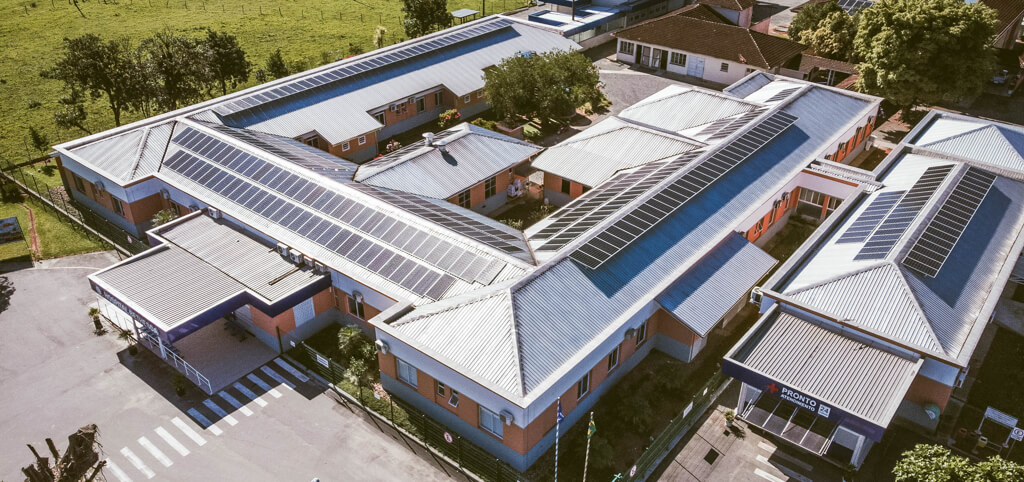 hospital bethesda adere a energia solar em joinville